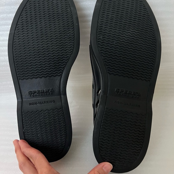 Sperry Top Sider Mens Black Float Boat Shoes Ventilated MS9 Casual Outdoor WS11 - Picture 7 of 16